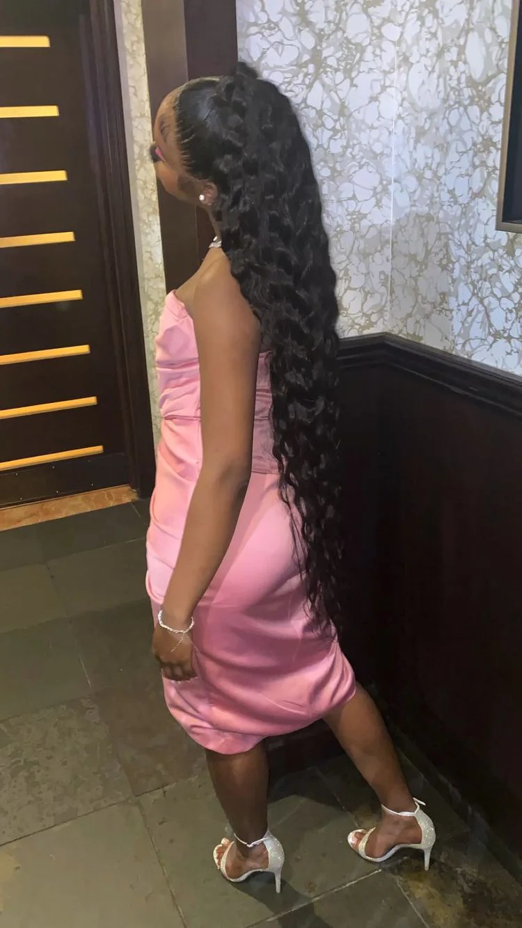 Pink 19th Birthday Dress Black Girl homecoming dress, birthday gown - View 2 | FashionDia