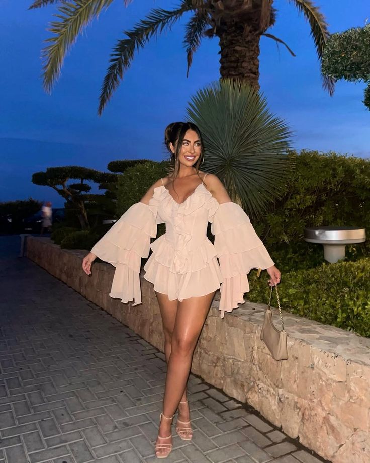 Pink Chiffon Short Evening Dress Cocktail Dresses Short Party Dress