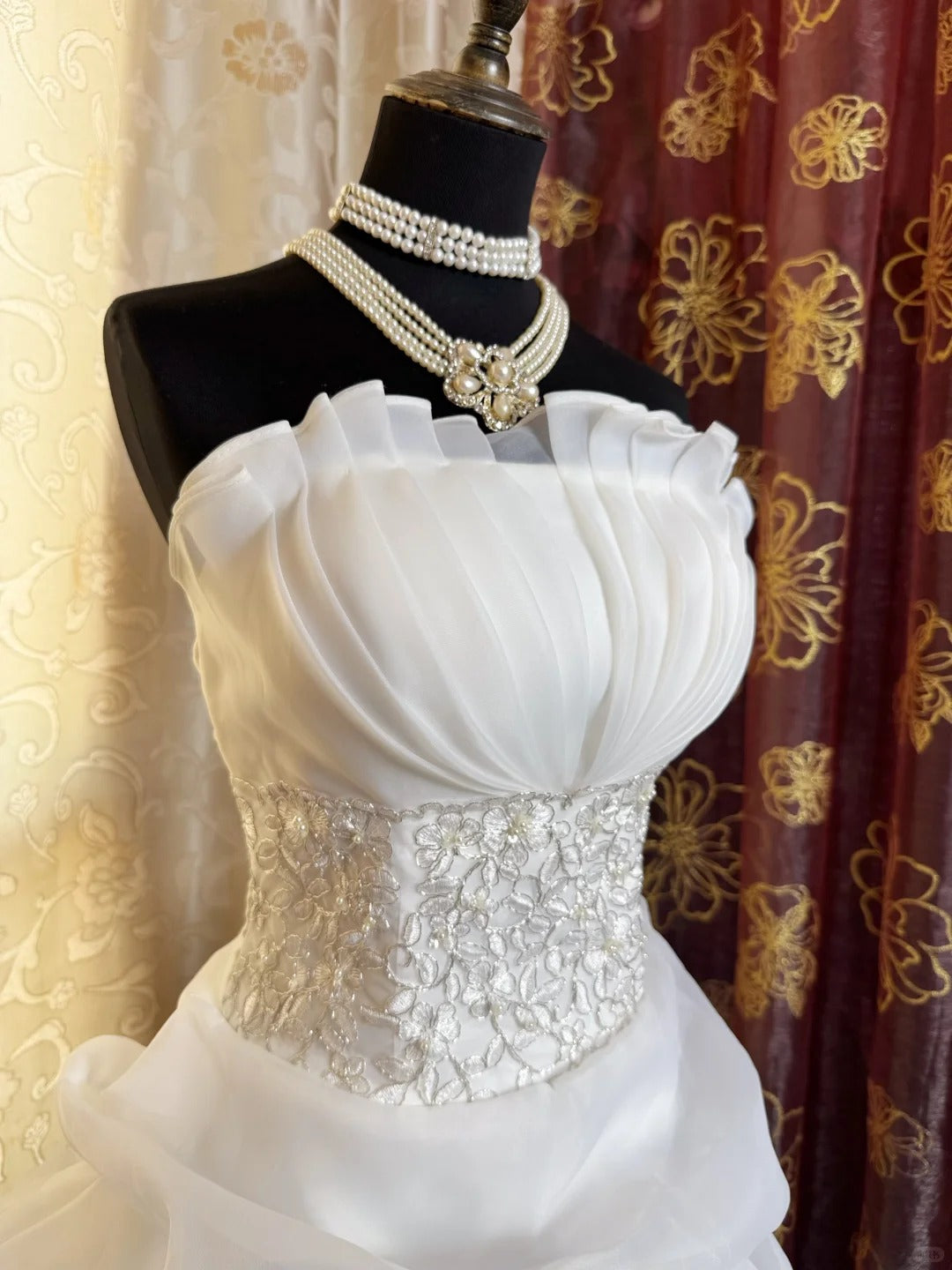 White Birthday Outfit Short Evening Dress Short Party Dress Vintage Homecoming Dress - View 2 | FashionDia