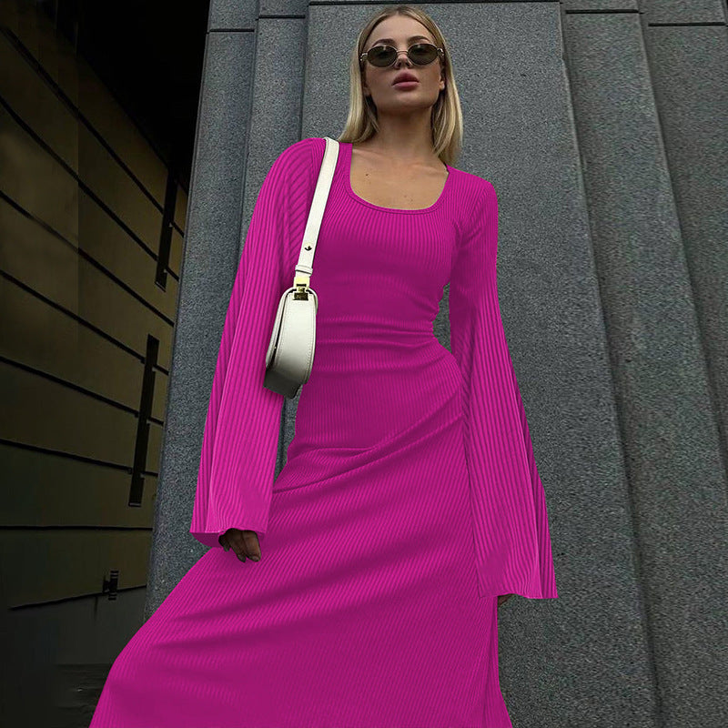 Pink Mermaid Sweetheart Spaghetti Strap Long Prom Dress