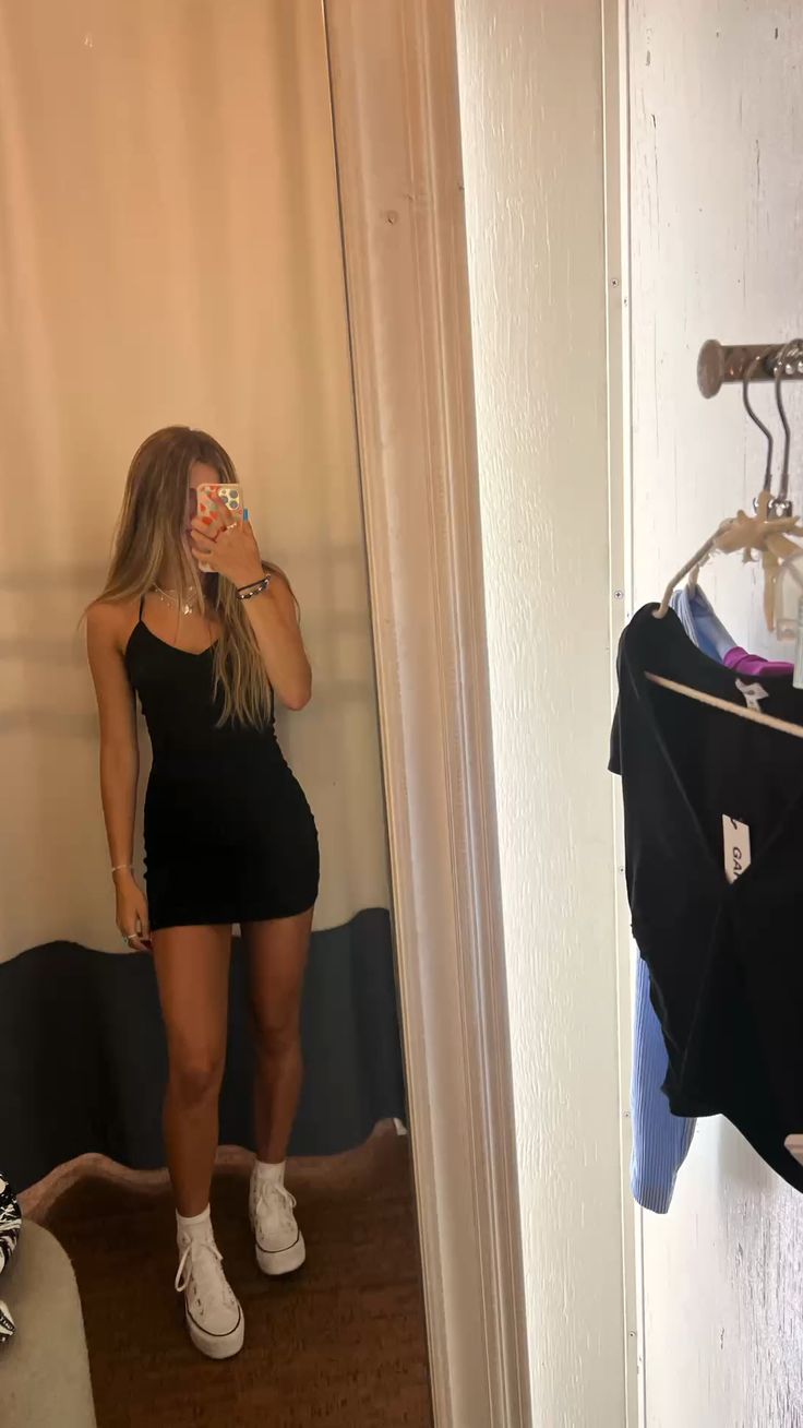 Black Homecoming Dresses Straps Bodycon Mini Cocktail Dress - FashionDia