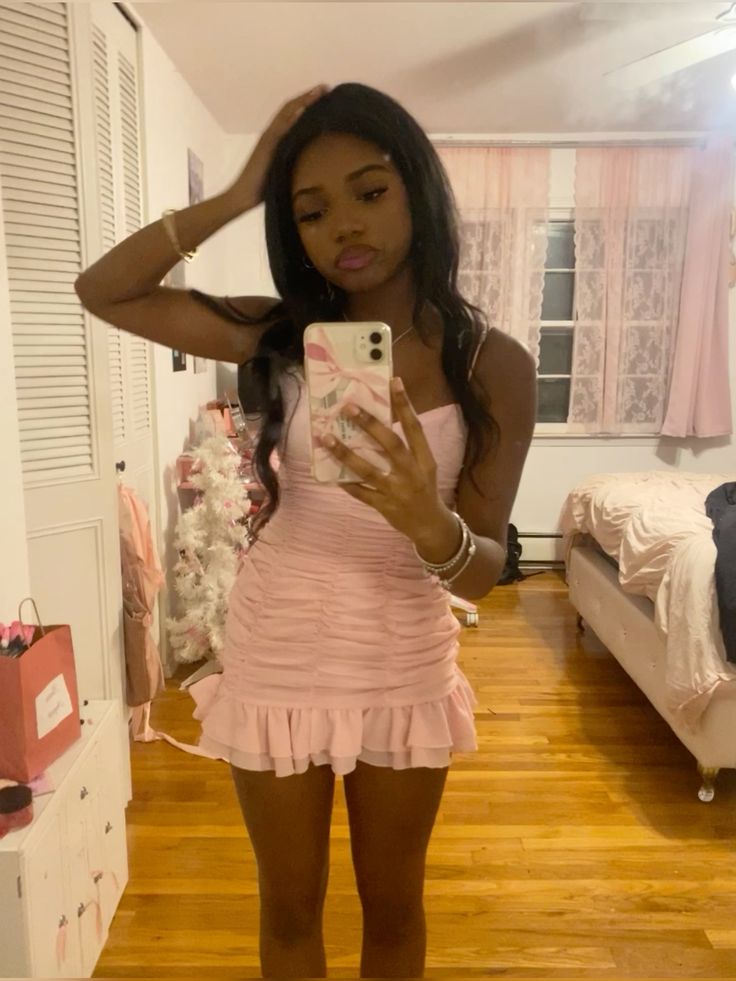 Pink Short Evening Dress Cocktail Dresses Short Party Dress Homecoming Dress - FashionDia
