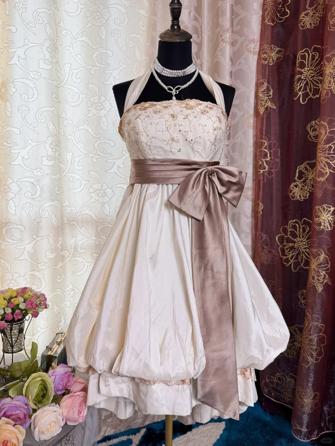 A Line Birthday Outfit Short Evening Dress Short Party Dress Vintage Homecoming Dress fg8087