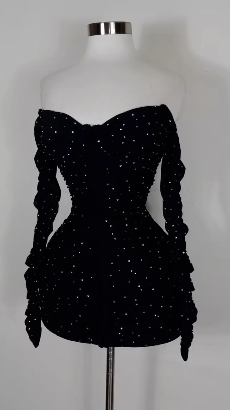 Black Homecoming Dress Short Evening Dress Cocktail Dresses Short Party Dress - View 2 | FashionDia
