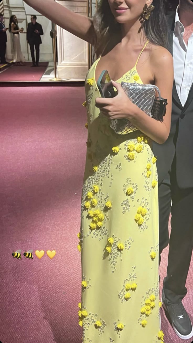 New Arrive Yellow Party Dress Evening Dress Long Prom Dresses - View 3 | FashionDia