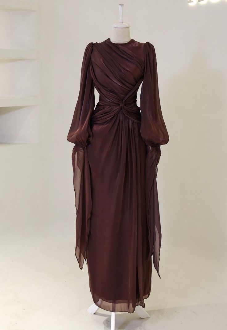 Burgundy Evening Dresses A-Line Long Prom Gowns - View 2 | FashionDia
