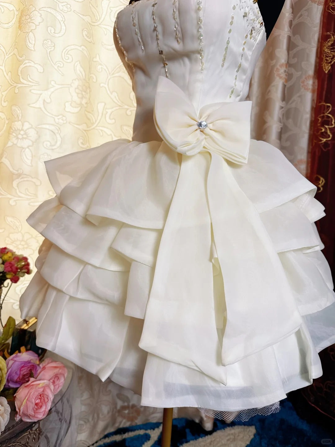 A-Line Birthday Outfit Short Evening Dress Short Party Dress Vintage Homecoming Dress - View 3 | FashionDia