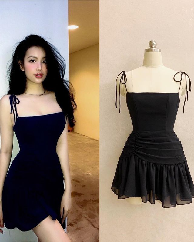 Simple Chiffon Homecoming Dress Birthday Outfit Short Evening Dress Cocktail Dresses Short Party Dress - View 2 | FashionDia