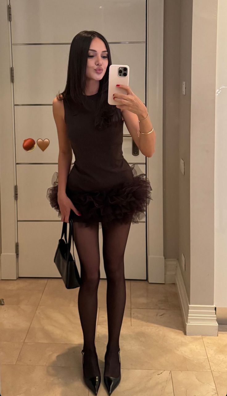 Brown Fashion Birthday Outfit Short Evening Dress Short Party Dress Cocktail Dresses - FashionDia