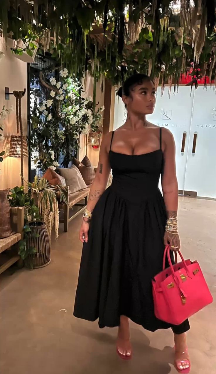 A-Line Black Evening Dresses, Black Prom Party Gown - FashionDia