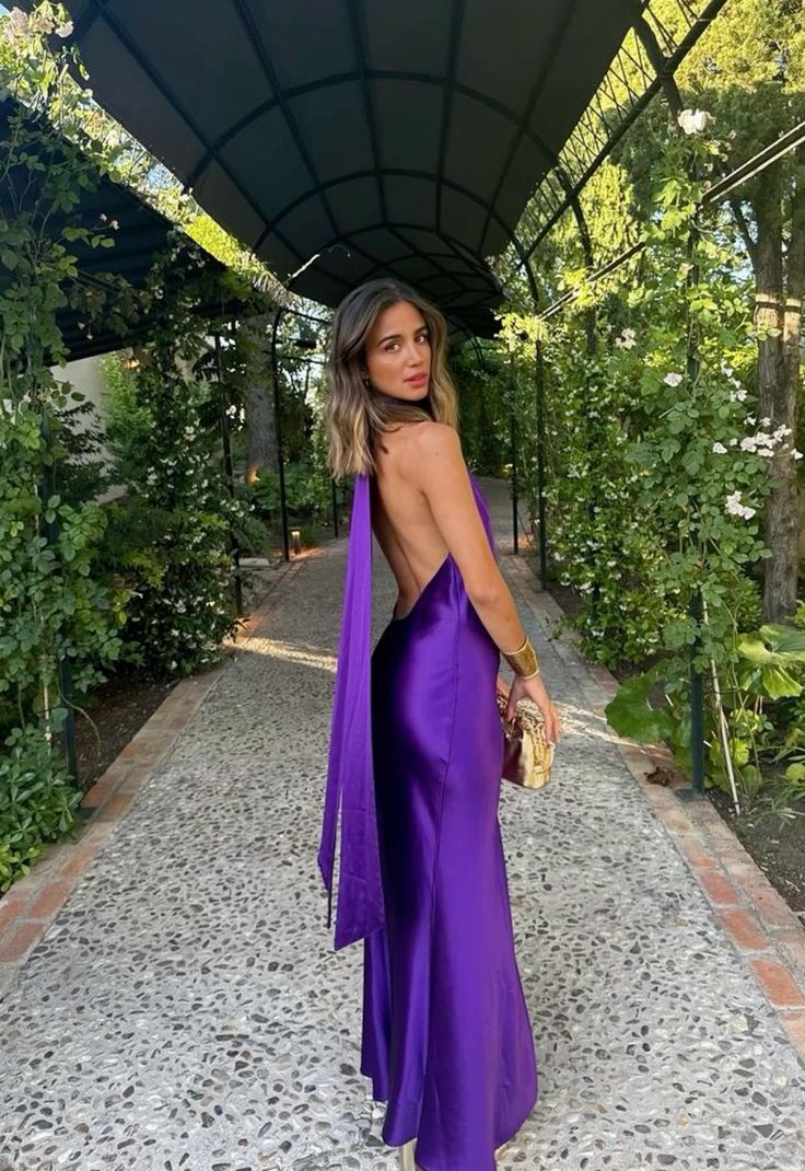 Long Backless Long Prom Dress Evening Party Gowns - VelvetHem