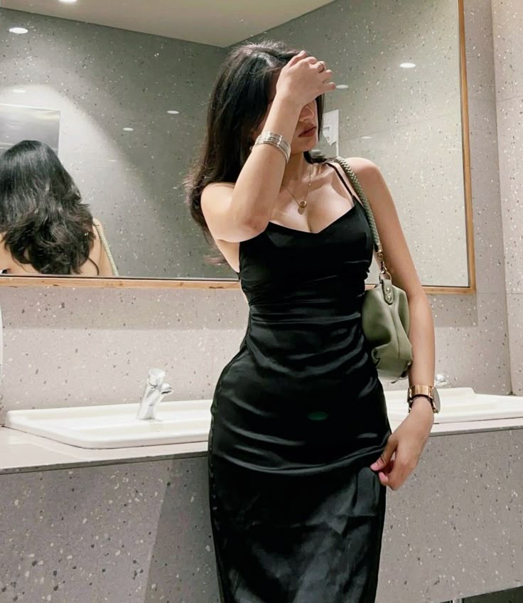 Black Simple Prom Party Dress Long Sexy Evening Dress