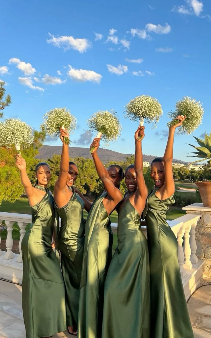 Simple Green Bridesmaids Dresses Long Evening Dress - View 2 | VelvetHem