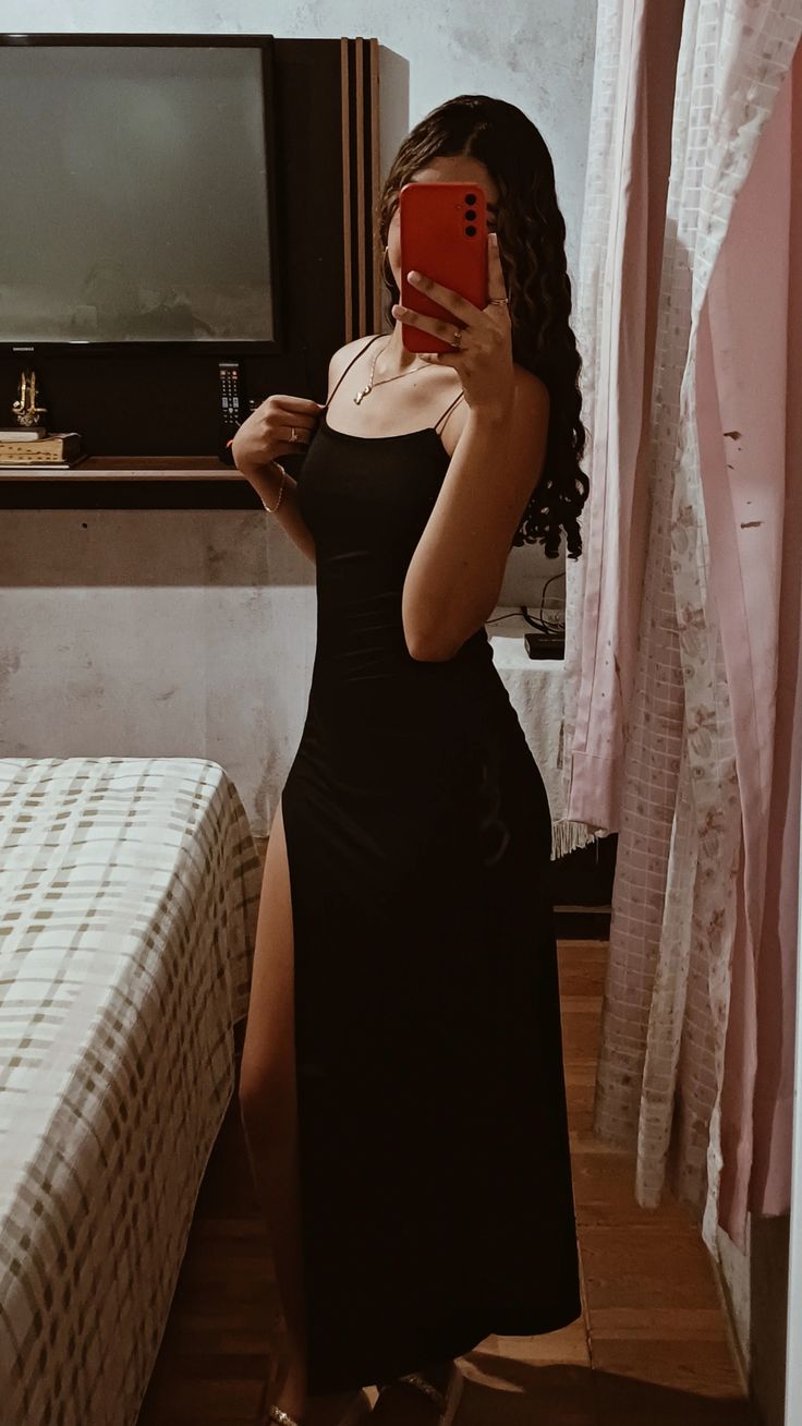 Black Simple Formal Dress New Arrive Party Dress Evening Dress - FashionDia