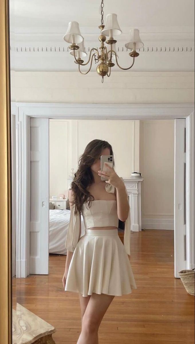 A Line Homecoming Dress Two Piece Short Evening Dress Cocktail Dresses Short Party Dress