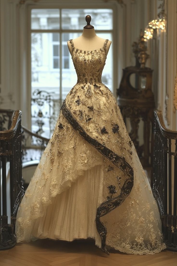 A-Line Gorgeous Long Birthday Party Dress Wedding Dress New Arrive Evening Dress - View 2 | FashionDia