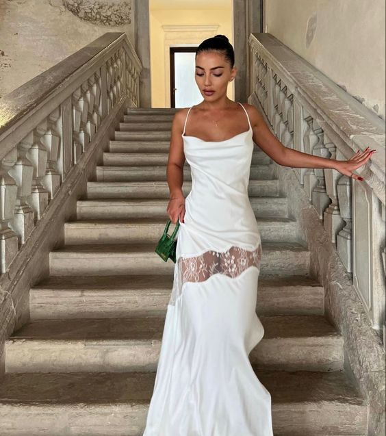 Women Sexy Sleeveless Backless Lace Patchwork Dress Sexy Slit Bodycon Dresses Elegant Party Long Formal Dress fg6100