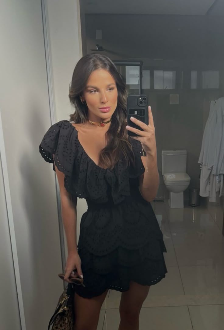 Black Lace Sexy Homecoming Dress Short Evening Dress Cocktail Dresses Short Party Dress - View 2 | FashionDia