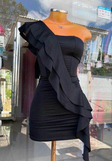 Black Short Evening Dress Homecoming Dress Short Party Dress fg7753