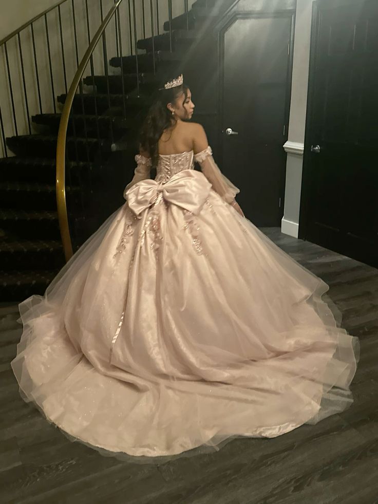 Appliques Tulle Quinceanera Dress Ball Gown,Sweet 16 Dress - FashionDia