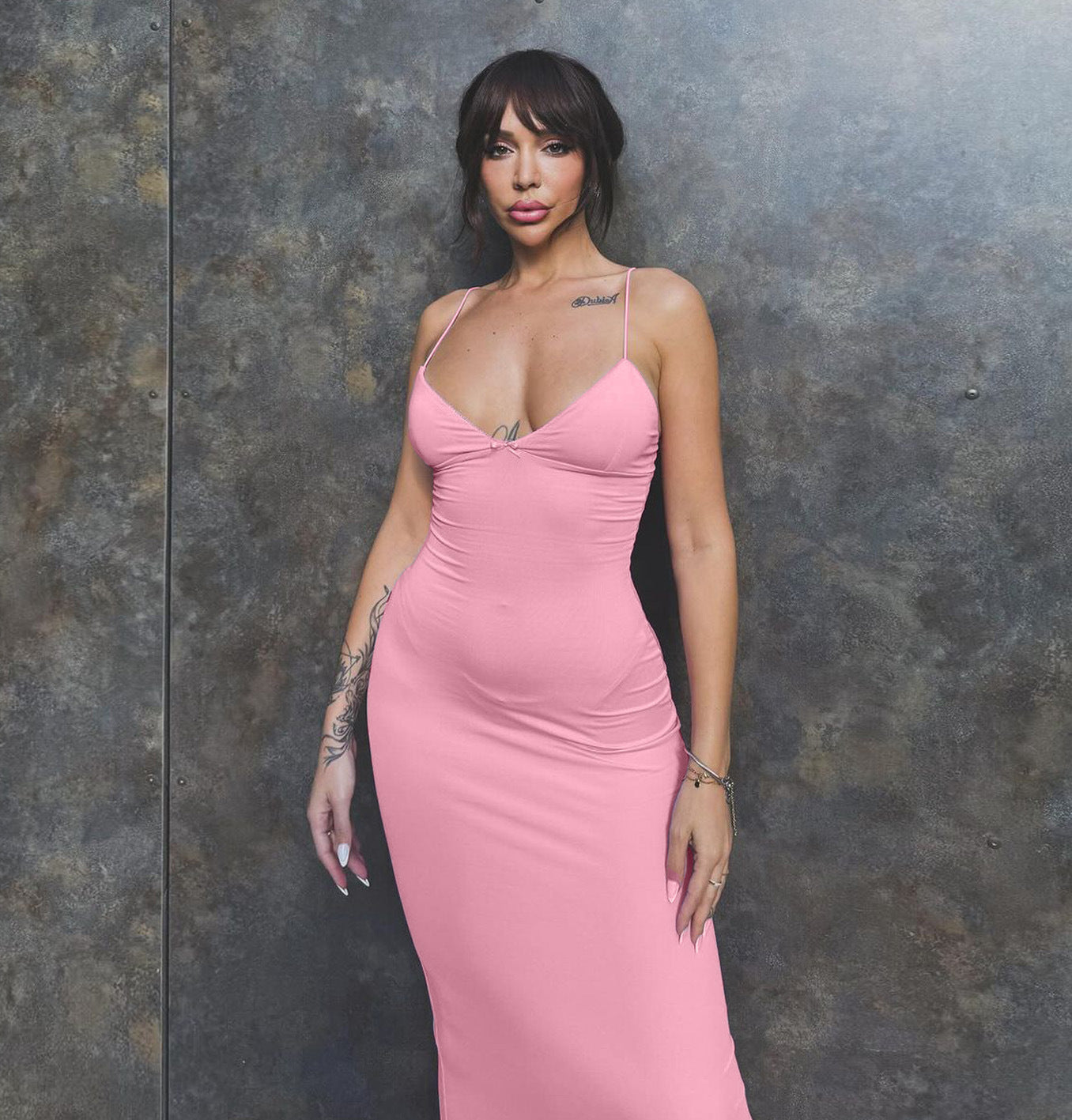 Harrison Maxi Dress Pink