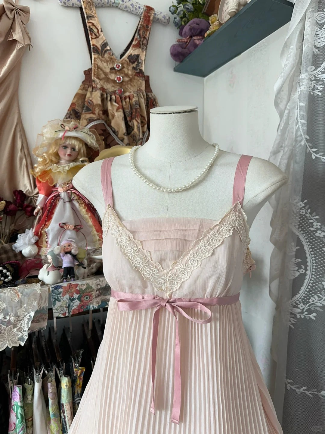 A Line Pink Birthday Outfit Short Evening Dress Vintage Short Party Dress Homecoming Dress - View 2 | VelvetHem