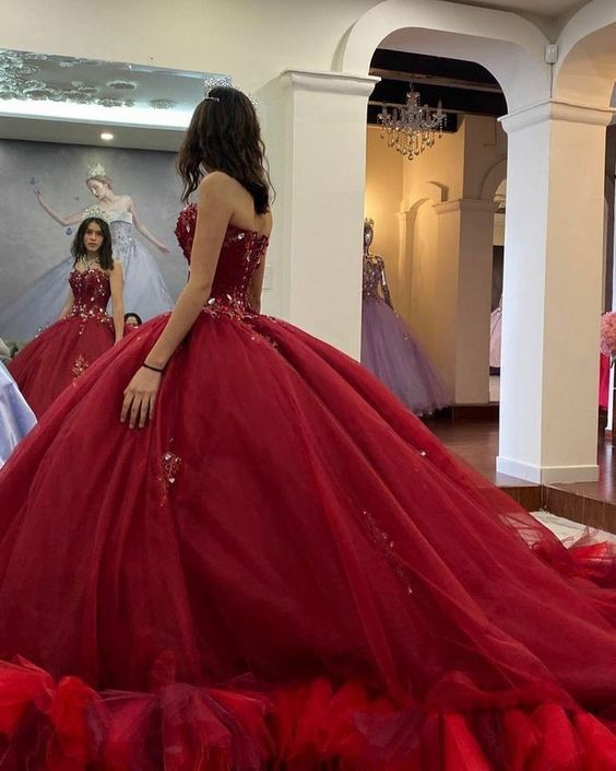 A line Quinceanera Dresses Ball Gown Sweet 16 Dress - VelvetHem