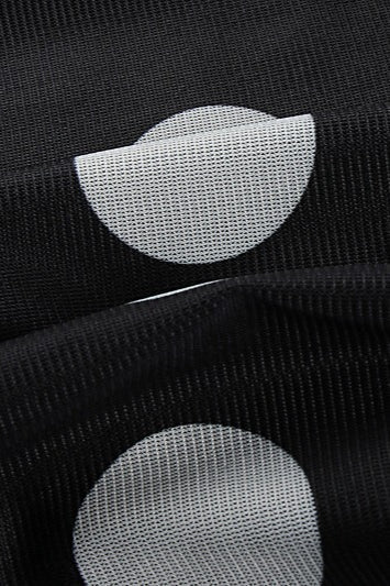 Polka Dot Strapless Bodycon Maxi Dress - View 4 | VelvetHem