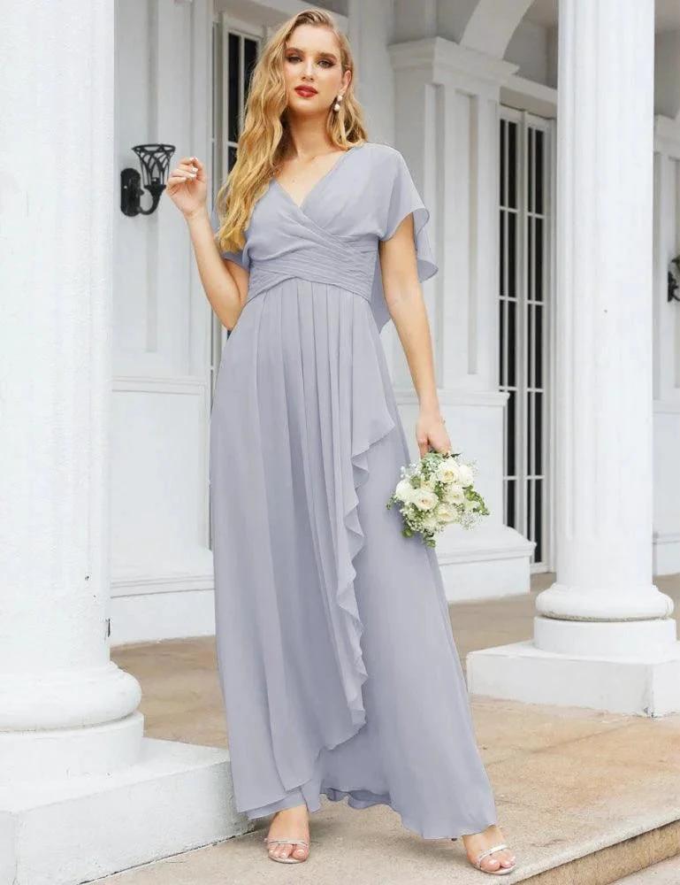 Numbersea Bridesmaid Dresses Backless Formal Prom Gowns for Evening Party Mother of The Bride Dress 28040 by numbersea