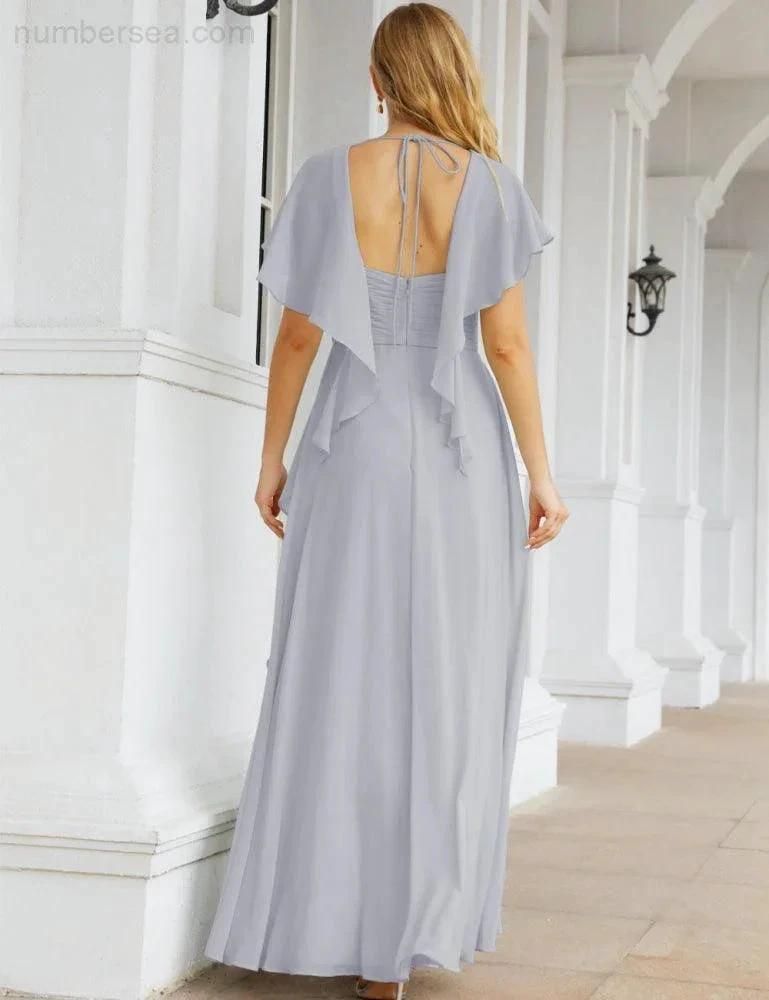 ZapDress Bridesmaid Dresses Backless Formal Prom Gowns for Evening Party Mother of The Bride Dress 28040 (ZD16998)