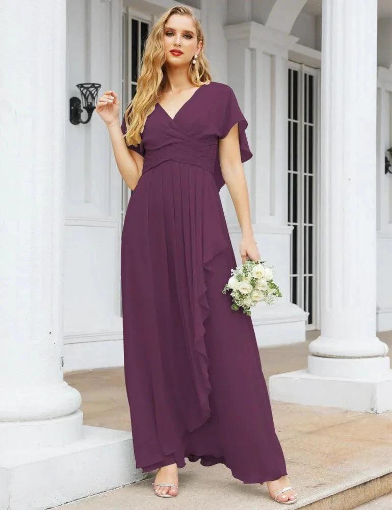 Numbersea Bridesmaid Dresses Backless Formal Prom Gowns for Evening Party Mother of The Bride Dress 28040 by numbersea
