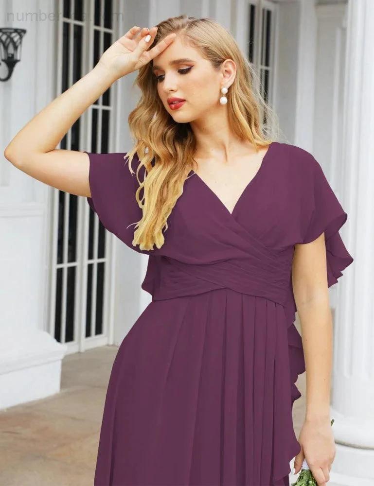ZapDress Bridesmaid Dresses Backless Formal Prom Gowns for Evening Party Mother of The Bride Dress 28040 (ZD16998)