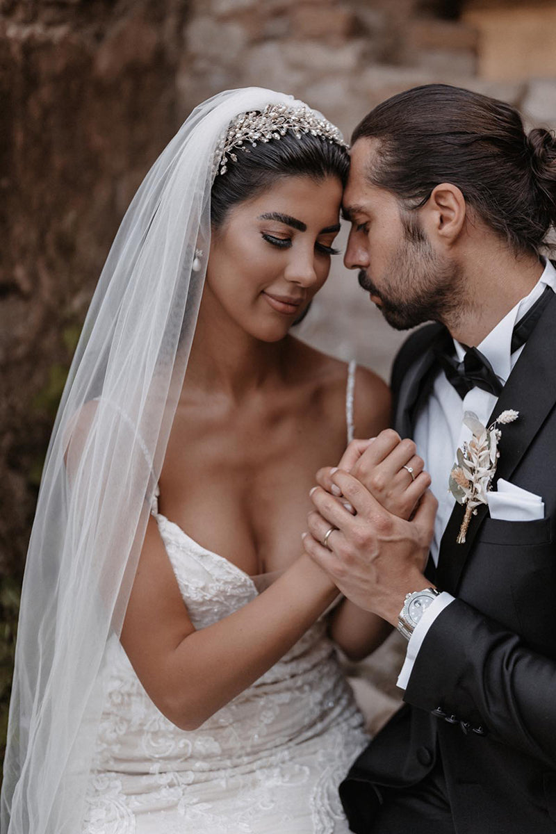 31716 - Spaghetti Straps Romantic Lace Mermaid Wedding Dress