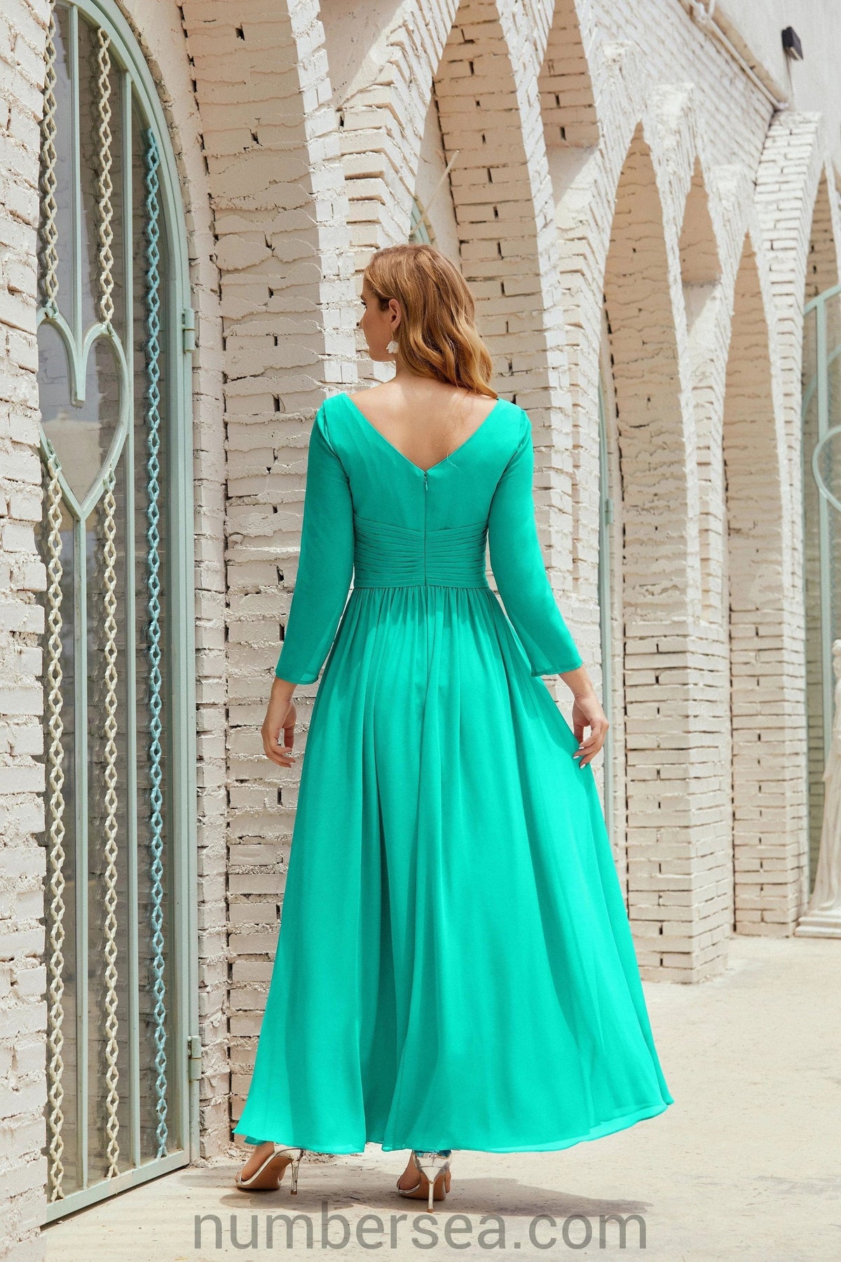 ZapDress Bridesmaid Dress Chiffon Formal Party Dress Evening Dress 28016 (ZD16992)