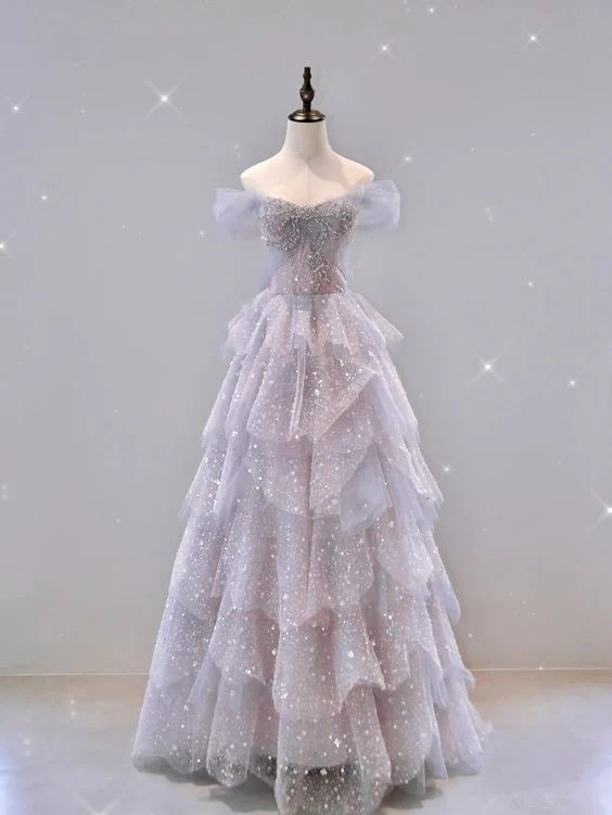 Luxurious Shiny Ball Gown,Sweet 16 Dress,Princess Dress,Y2403 - View 8 | VelvetHem