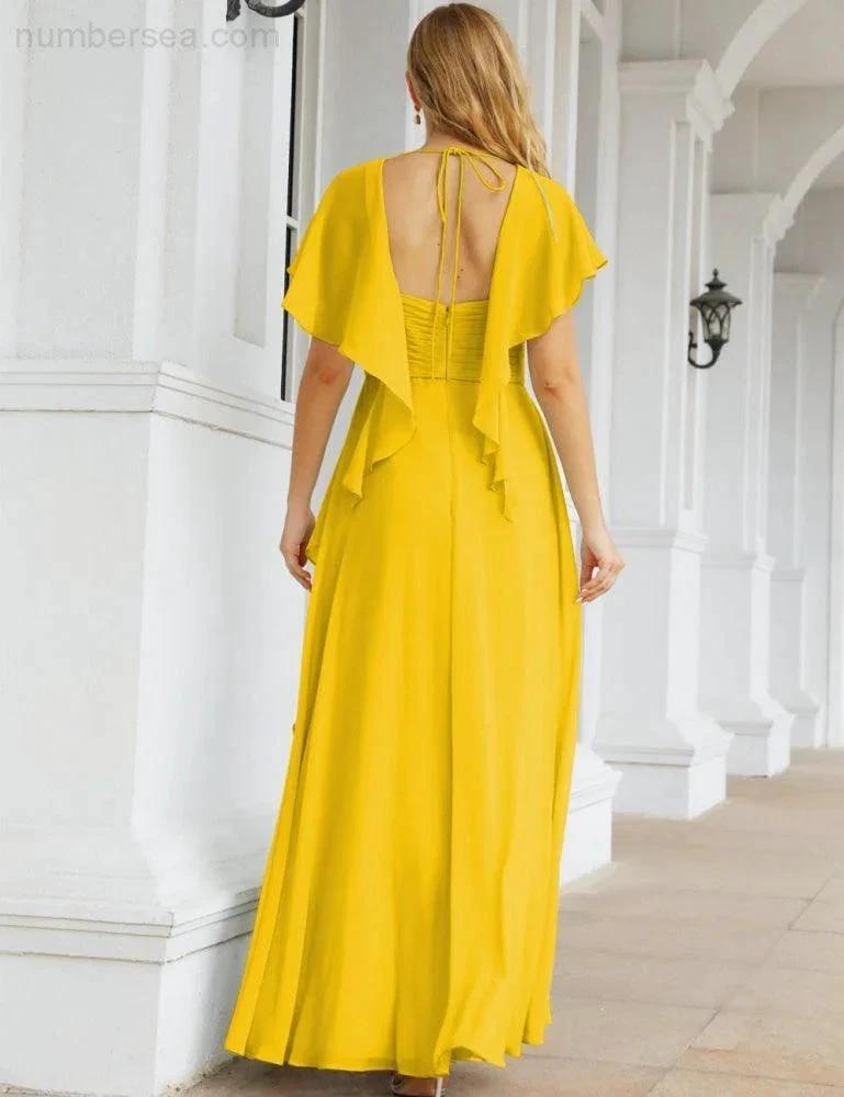 ZapDress Bridesmaid Dresses Backless Formal Prom Gowns for Evening Party Mother of The Bride Dress 28040 (ZD16998)