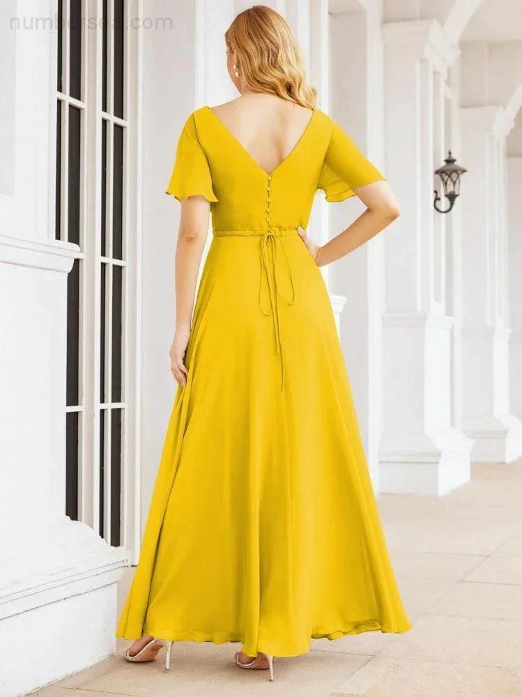 ZapDress Formal Prom Gowns for Mother of The Bride Short Sleeves Bridesmaid Dress 28049 (ZD16995)