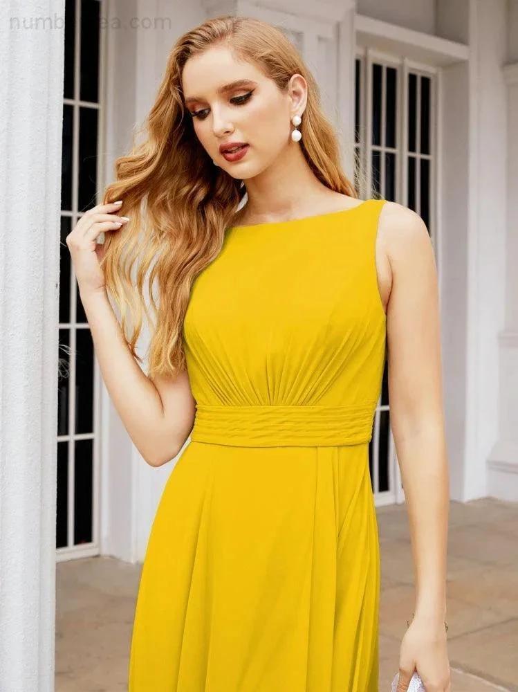 ZapDress Bridesmaid Dresses for Wedding Ruffles Long Formal Prom Gowns 28039 (ZD16999)