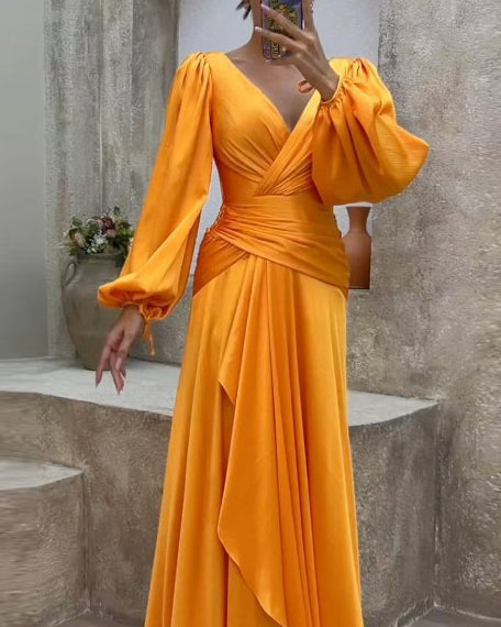 Maria Elevated José Dress One Shoulder Solid Color Two Piece Set Statement Occasion Edit