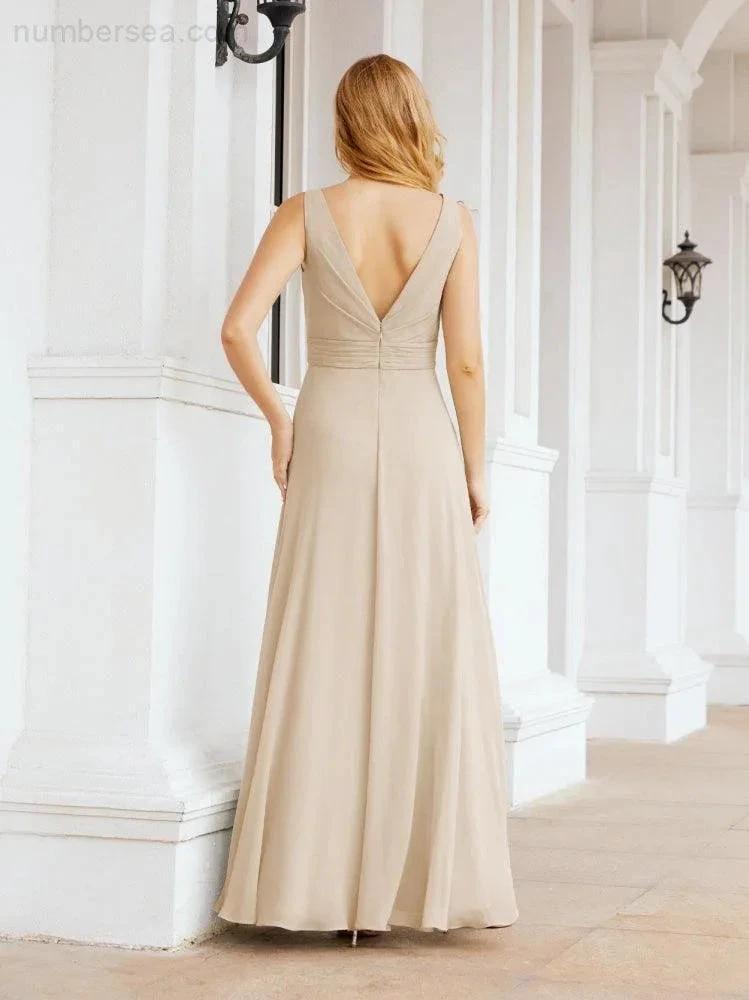ZapDress Bridesmaid Dresses for Wedding Ruffles Long Formal Prom Gowns 28039 (ZD16999)