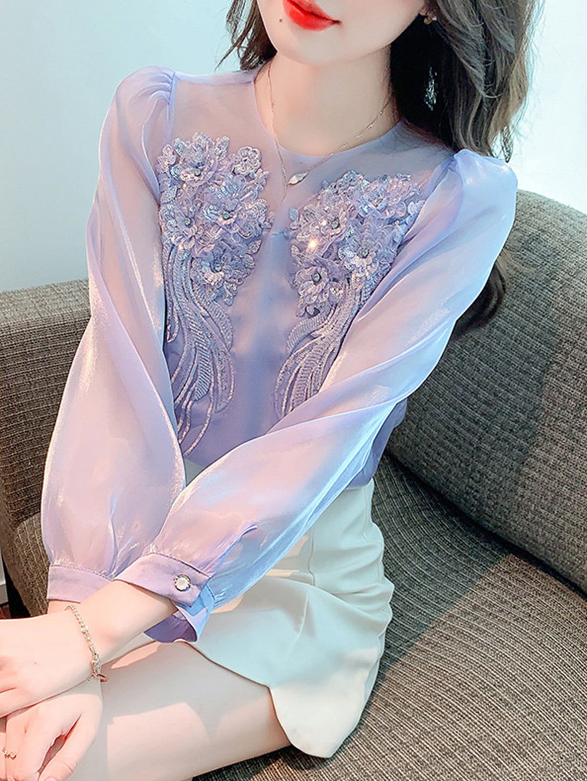 A Vintage Style Shirt with Delicate Timeless Details