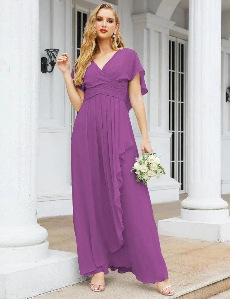 Numbersea Bridesmaid Dresses Backless Formal Prom Gowns for Evening Party Mother of The Bride Dress 28040 by numbersea