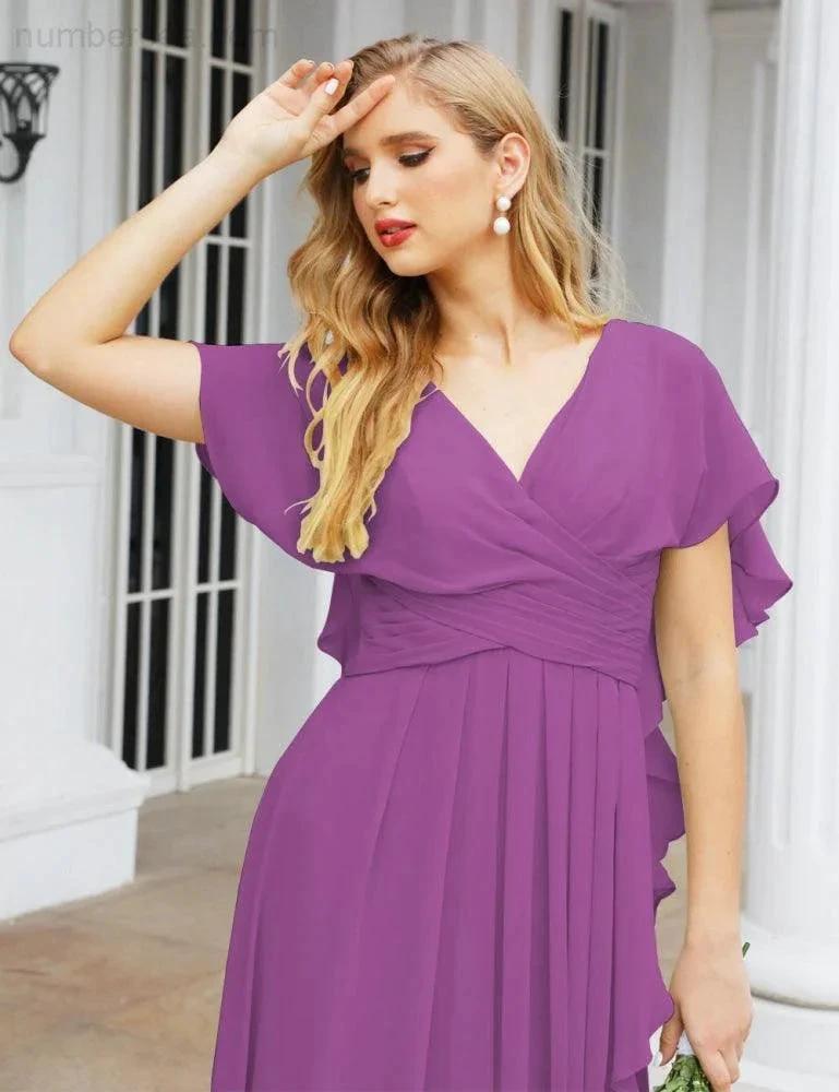 ZapDress Bridesmaid Dresses Backless Formal Prom Gowns for Evening Party Mother of The Bride Dress 28040 (ZD16998)