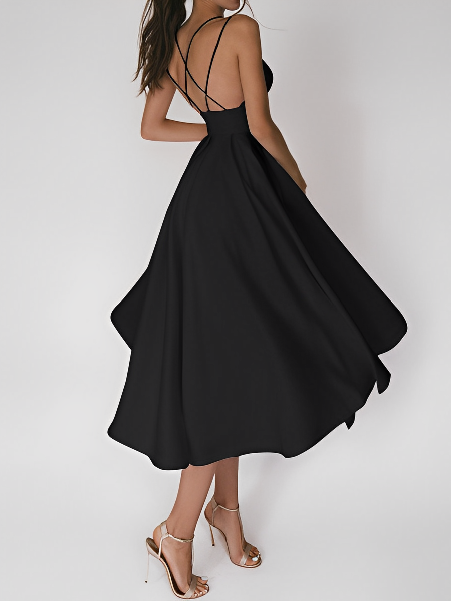 Amaryllis Chic Sleeveless Tank Dress for Women Statement Occasion Edit