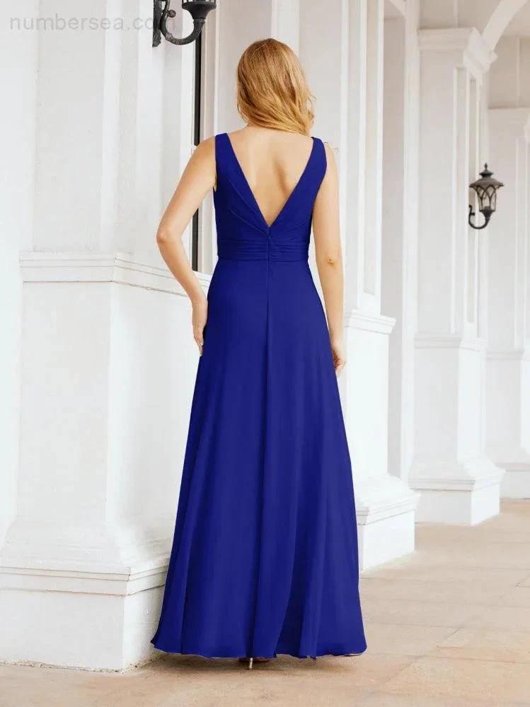 ZapDress Bridesmaid Dresses for Wedding Ruffles Long Formal Prom Gowns 28039 (ZD16999)