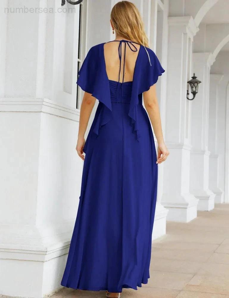 ZapDress Bridesmaid Dresses Backless Formal Prom Gowns for Evening Party Mother of The Bride Dress 28040 (ZD16998)