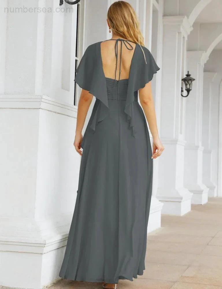ZapDress Bridesmaid Dresses Backless Formal Prom Gowns for Evening Party Mother of The Bride Dress 28040 (ZD16998)