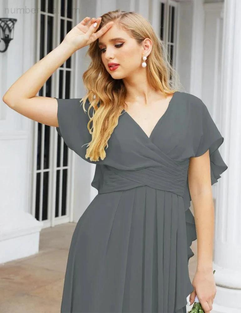 ZapDress Bridesmaid Dresses Backless Formal Prom Gowns for Evening Party Mother of The Bride Dress 28040 (ZD16998)