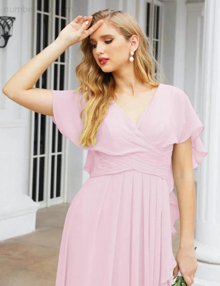 ZapDress Bridesmaid Dresses Backless Formal Prom Gowns for Evening Party Mother of The Bride Dress 28040 (ZD16998)