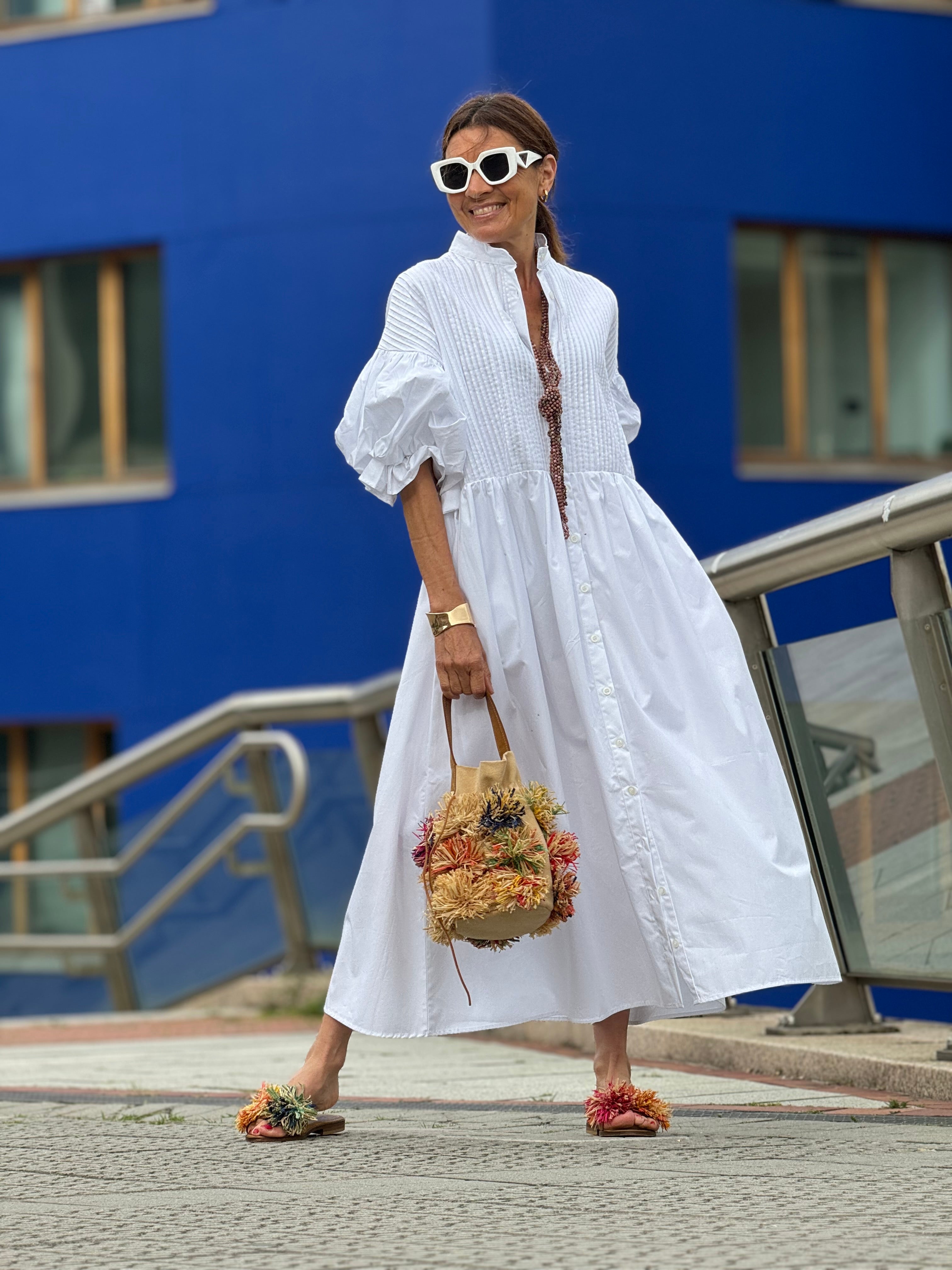 Reina Timeless White Dress Boutique Collection